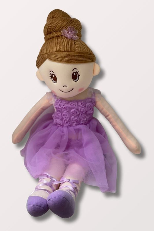 Ballerina doll in lavender at New York Dancewear Company