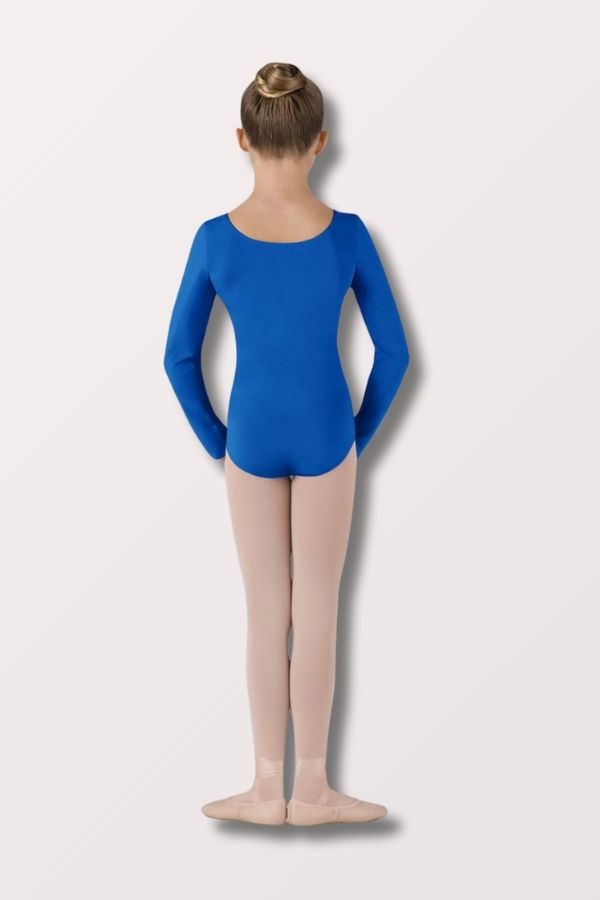 Bloch Girls Basic Long Sleeve Leotard in Royal Blue Style CL5409 at New York Dancewear Company