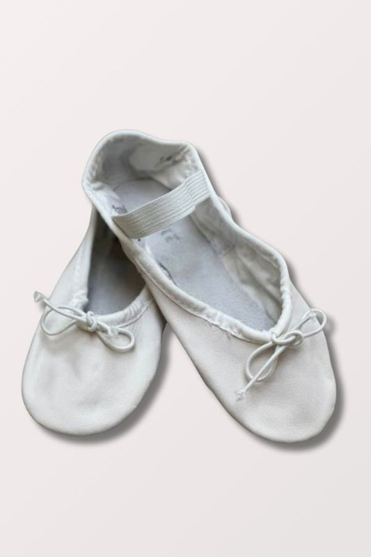 Bloch Dansoft S0205G Children's White Leather Ballet Shoes at New York Dancewear Company