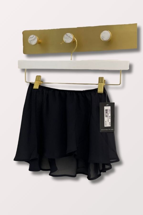 Bloch Girls Barre Stretch Waist Ballet Skirt in Black CR5110 at New York Dancewear Company