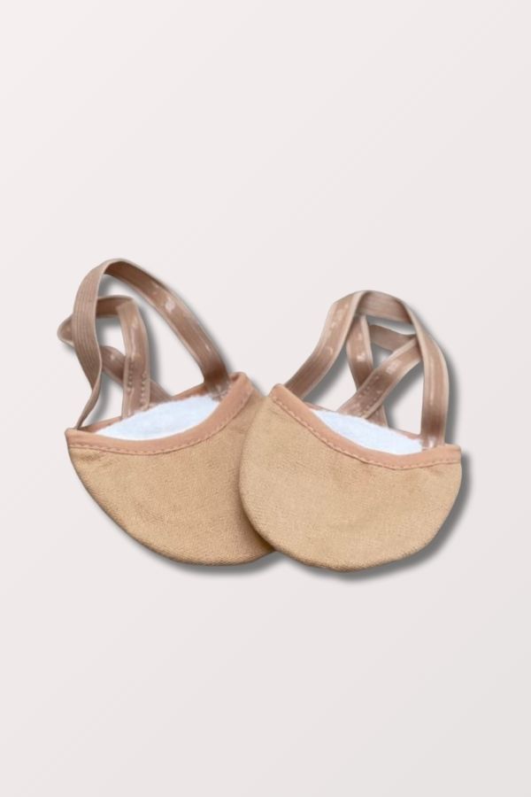 Bloch Ladies Eclipse Canvas Half Sole Turners in Nude Style S0169L at New York Dancewear Company