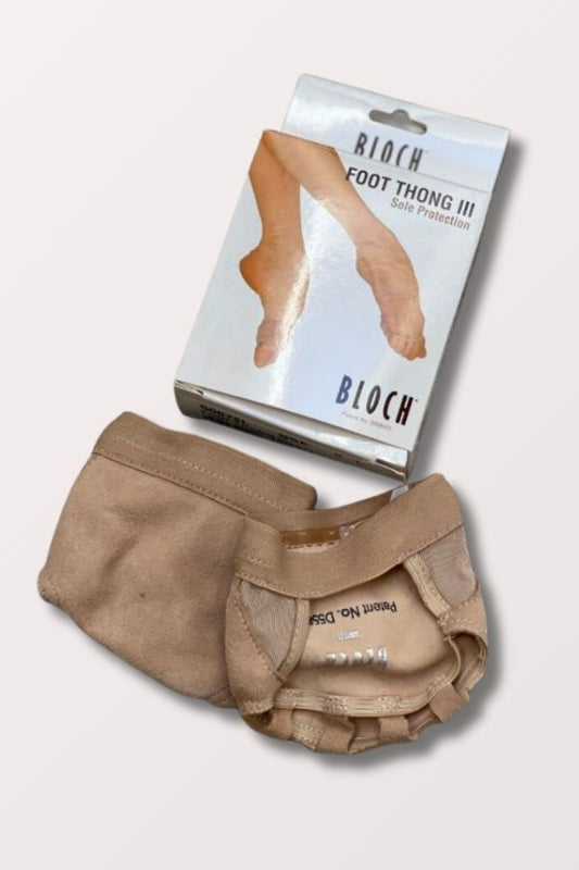 Bloch Ladies Suede Foot Thong III in Base S0675L at New York Dancewear Company