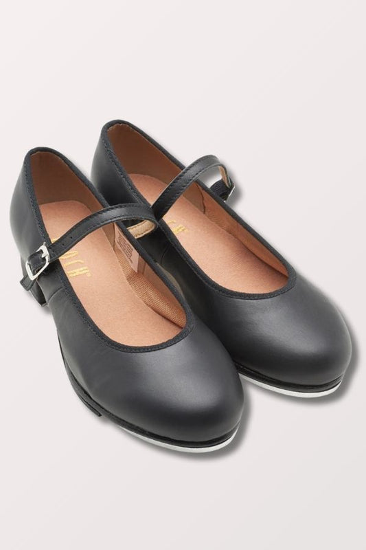 Bloch Ladies Tap On Leather Tap Shoes in Black Style S0302L at New York Dancewear Company
