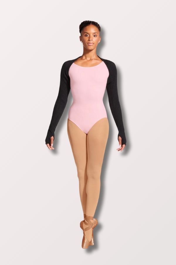 Bloch Lydia Black Long Sleeve Shrug Z0979 at New York Dancewear
