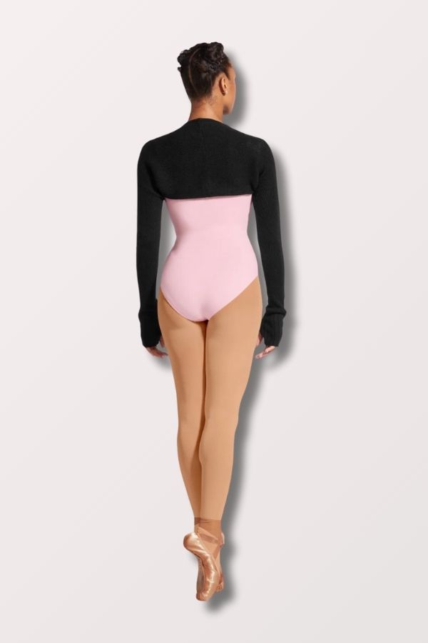 Bloch Lydia Black Long Sleeve Shrug Z0979 at New York Dancewear