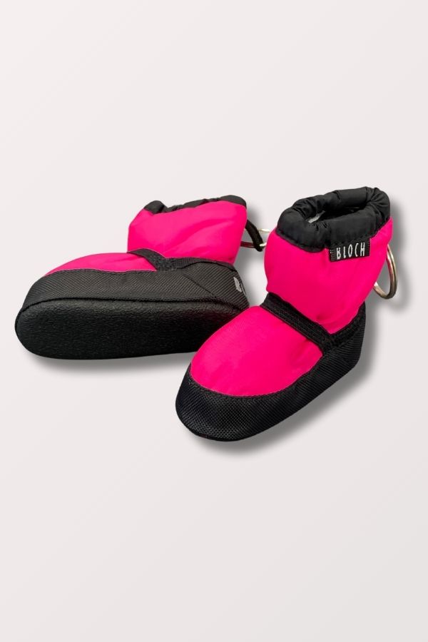 Bloch Mini Bootie Keychain in Fluorescent Pink at New York Dancewear Company