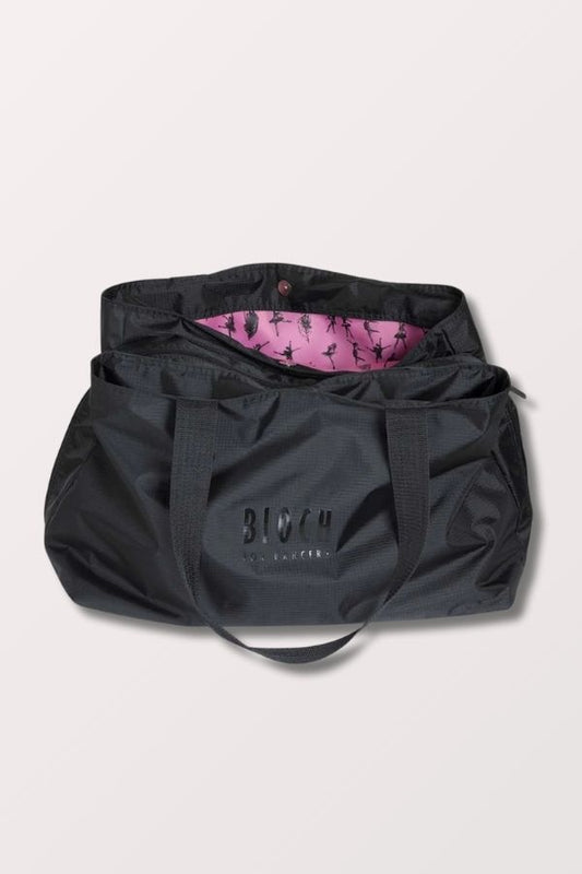 Bloch Multi-compartment Tote Bag in Black/Pink at New York Dancewear Company