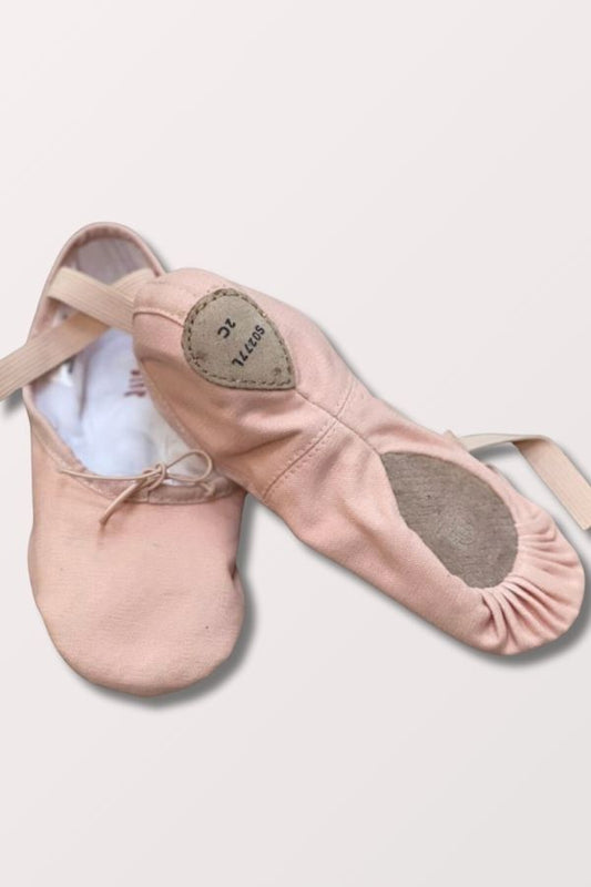 Bloch S0277L Ladies Pink Pump Ballet Canvas Shoes at New York Dancewear Company