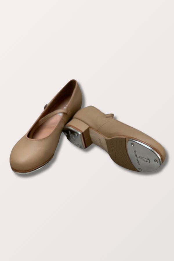 Bloch Ladies Tap-On Leather Tap Shoes, Tan Leather, Size: 12 Bloch Ladies Tap-On Leather Tap Shoes, Tan Leather, Size: 12