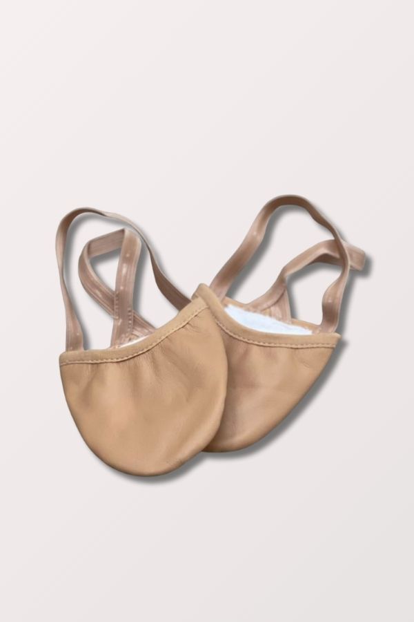 Bloch Ladies Eclipse Leather Half Sole Turners in Nude Style S0609L at New York Dancewear Company