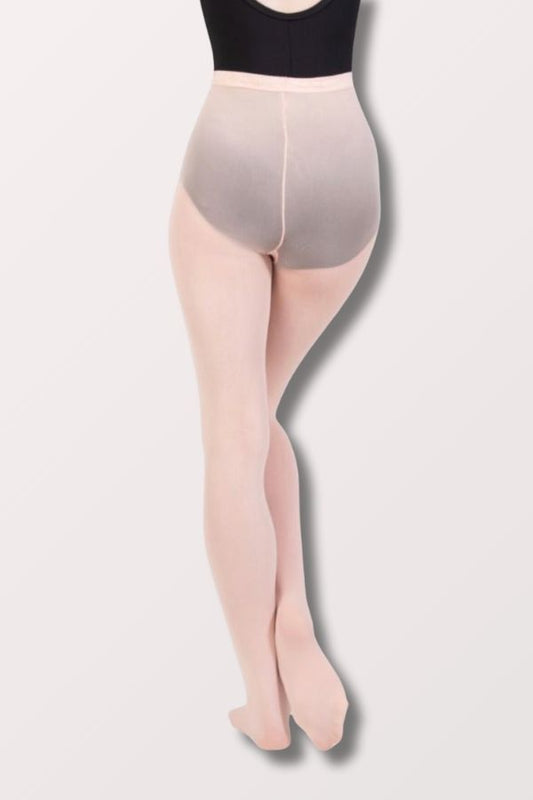 Body Wrappers A30 Adult Total Stretch Footed Dance Tights in Ballet Pink at NY Dancewear