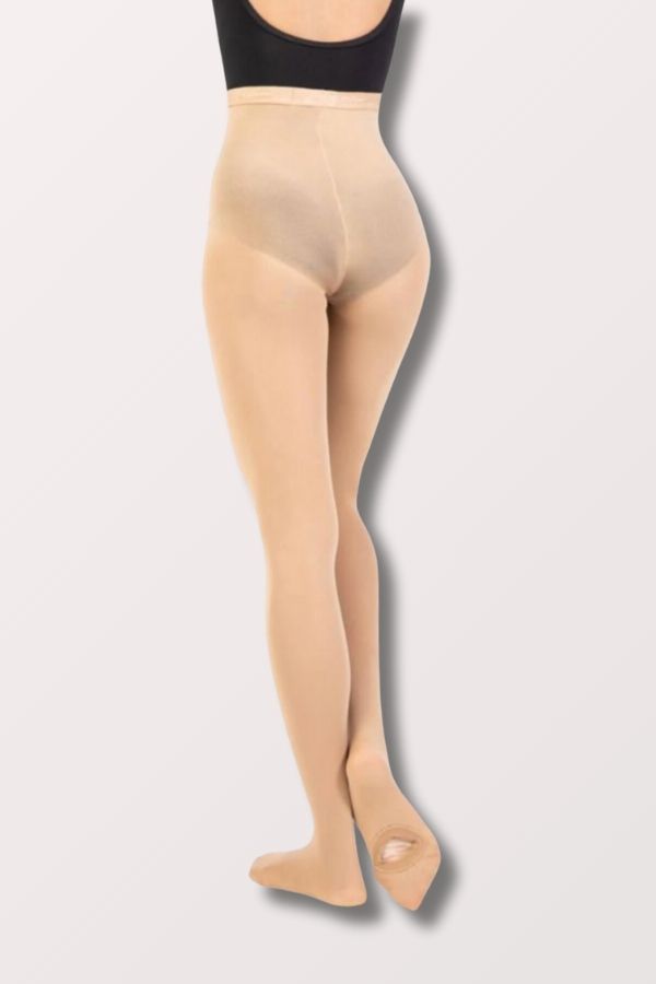 Body Wrappers Children's Total Stretch Convertible Dance Tights in Jazzy Tan Style C31 at New York Dancewear Company