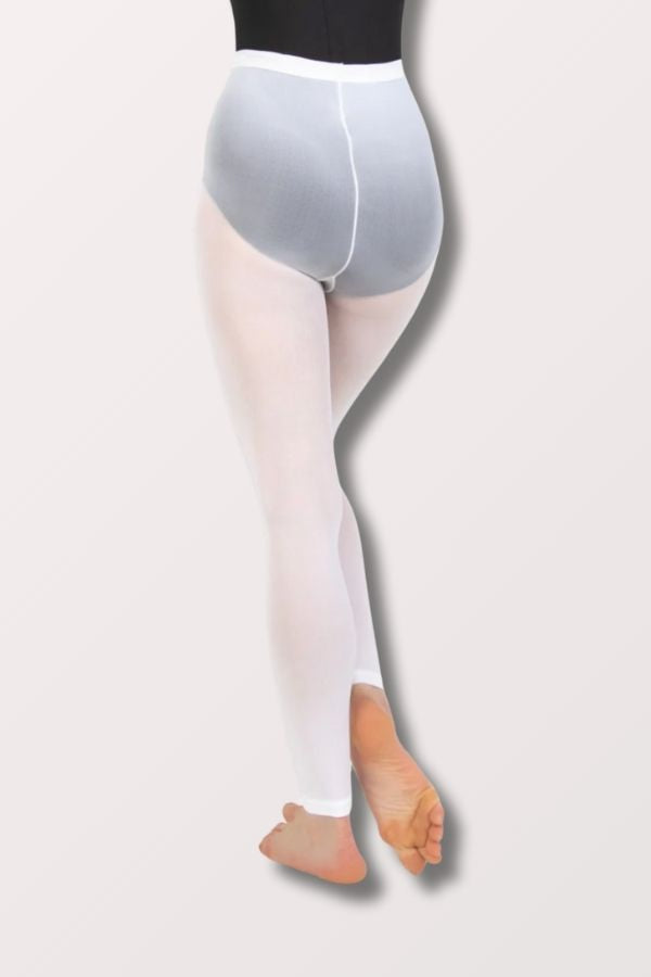Body Wrappers Children's Footless Tights in White Style C33 at New York Dancewear Company