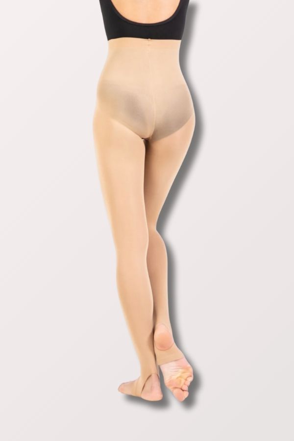 Body Wrappers Children's Knit Waist Stirrup Tights in Jazzy Tan Style C82 at New York Dancewear Company