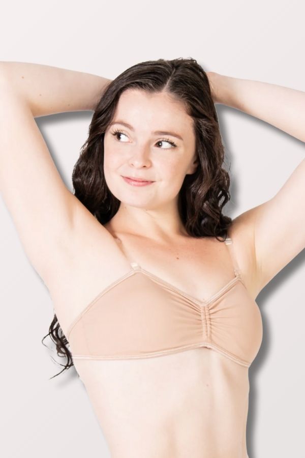 Body Wrappers Cinch Padded Bandeau Bra in Nude Style 292 at New York Dancewear Company