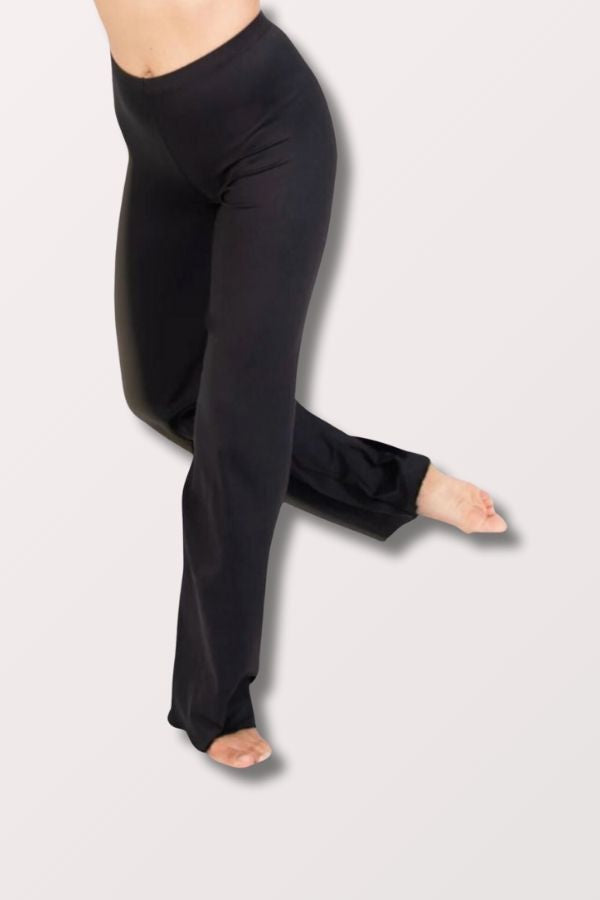 Body Wrappers Girls Prowear Jazz Pants in Black Style BWP091 at New York Dancewear Company