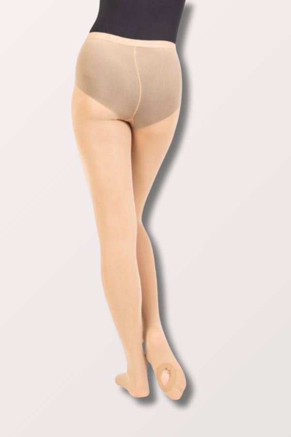 Body Wrappers V-Front Low Rise Waist Convertible Tights in Jazzy Tan Style A34 at New York Dancewear Company