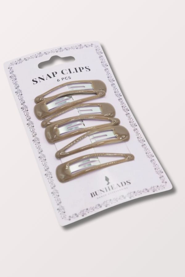 Bunheads Snap Clips in Light Brown Style BH1513 at New York Dancewear Company