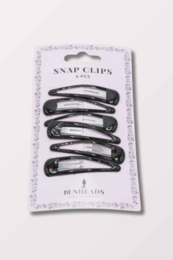 Bunheads Snap Clips in Black Style 1515 at New York Dancewear Company