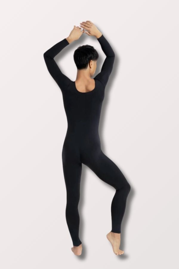 Adult Team Basics Long Sleeve Unitard - Black