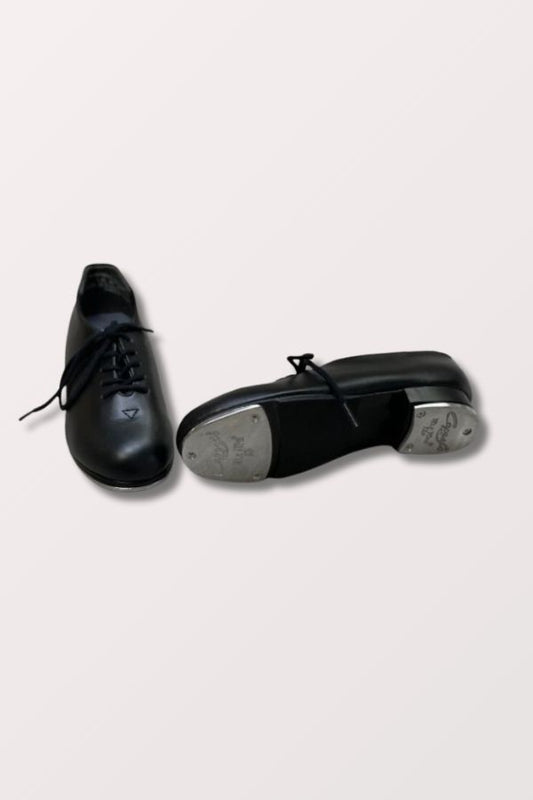 Capezio Adult Tic Tap Toe Lace Up Tap Shoes in black 443B at New York Dancewear Company