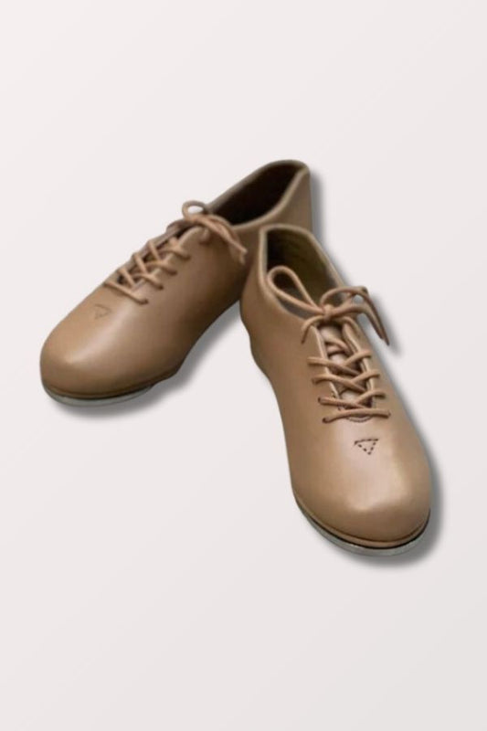 Capezio Adult Tic Tap Toe Lace Up Tap Shoes in Caramel Style 443 at New York Dancewear Company
