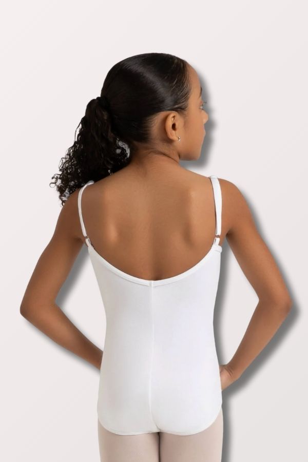 Capezio Children's Adjustable Strap Camisole Leotard in White Style CC100C at New York Dancewear Company