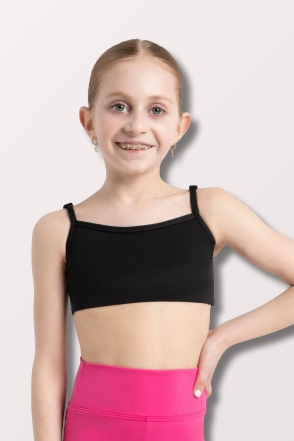 Capezio Children's Camisole Bra Top in Black Style TB102C at New York Dancewear Company