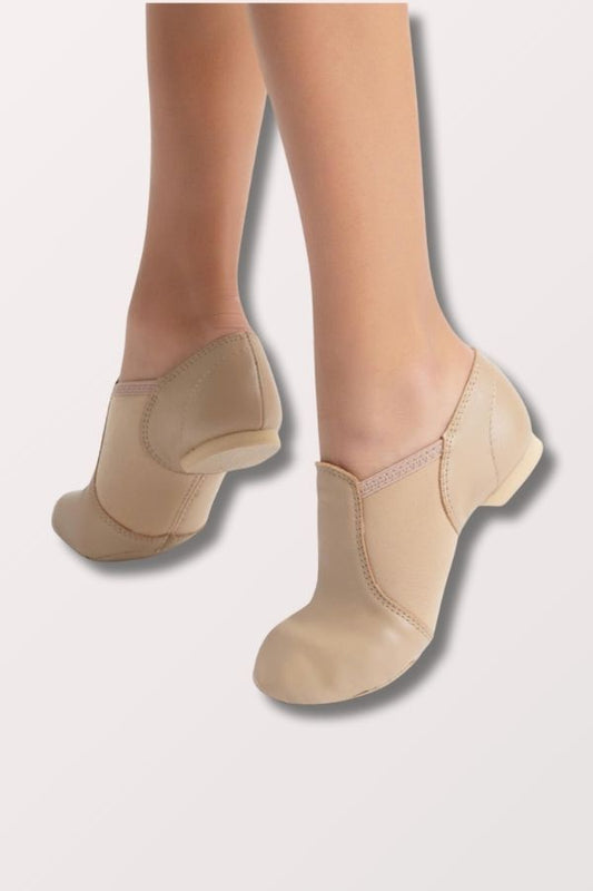 Capezio Children's Caramel Jazz Slip On Shoes Style EJ2C at New York Dancewear Company