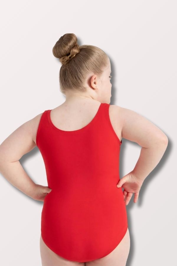 Capezio Children's Nylon Tank Leotard in Red Style TB142C at New York Dancewear Company