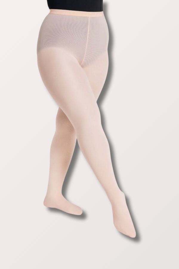Capezio Professional Mesh Transition Tights with Back Seams in Classical Pink Style 9 at New York Dancewear Company
