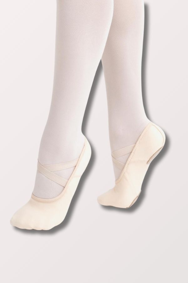 Capezio Hanami Canvas Ballet Shoes in Light Pink at NY Dancewear