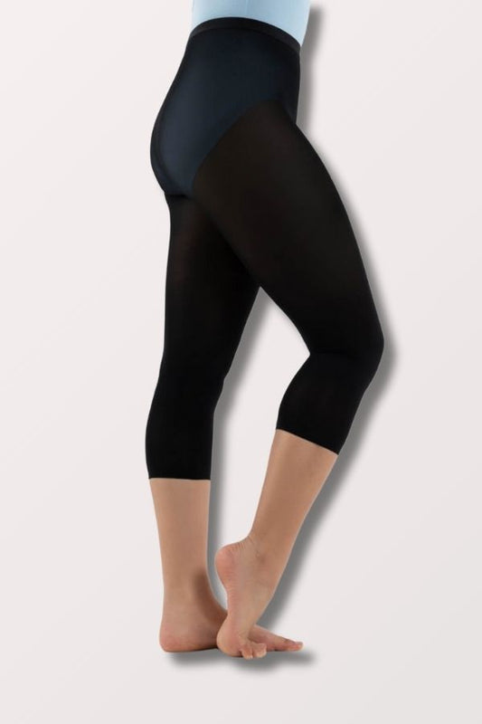 Capezio Footless Hold & Stretch Tights N140 in black at NY Dancewear