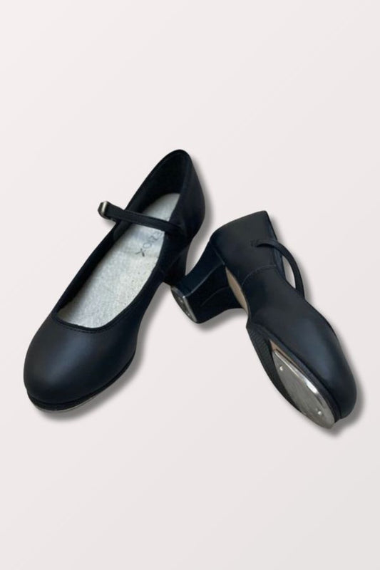 Capezio Tap Jr Footlight High Heel Tap Shoes in Black Style 561 at New York Dancewear Company