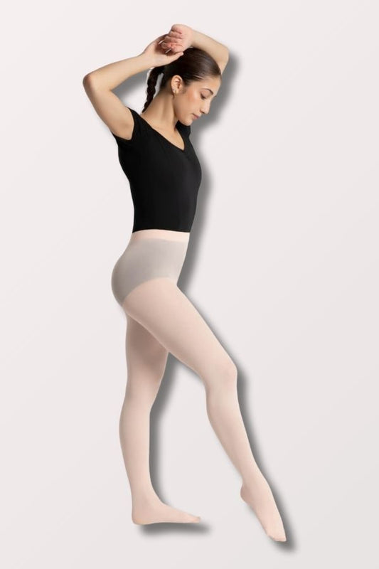 Capezio Ultra Soft Footed Tights in Ballet Pink Style 1915 at New York Dancewear Company