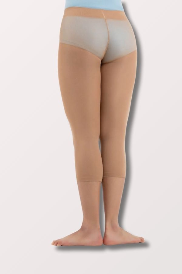 Adult Ultra Soft Hip Rider Capri Tights - Caramel