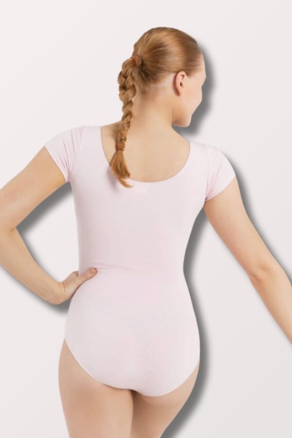 Capezio Women's Short Sleeve Leotard in Pink Style CC400 at New York Dancewear Company
