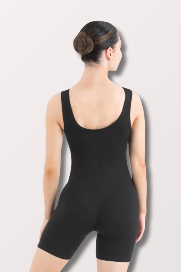 Eurotard Unisex Cotton Lycra Tank Biketard in Black Style 10334 at New York Dancewear Company