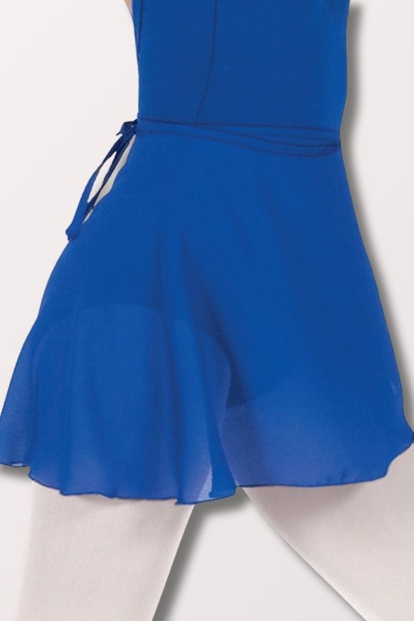 Eurotard Women's Chiffon Wrap Skirt in Royal Style 10362 at New York Dancewear Company