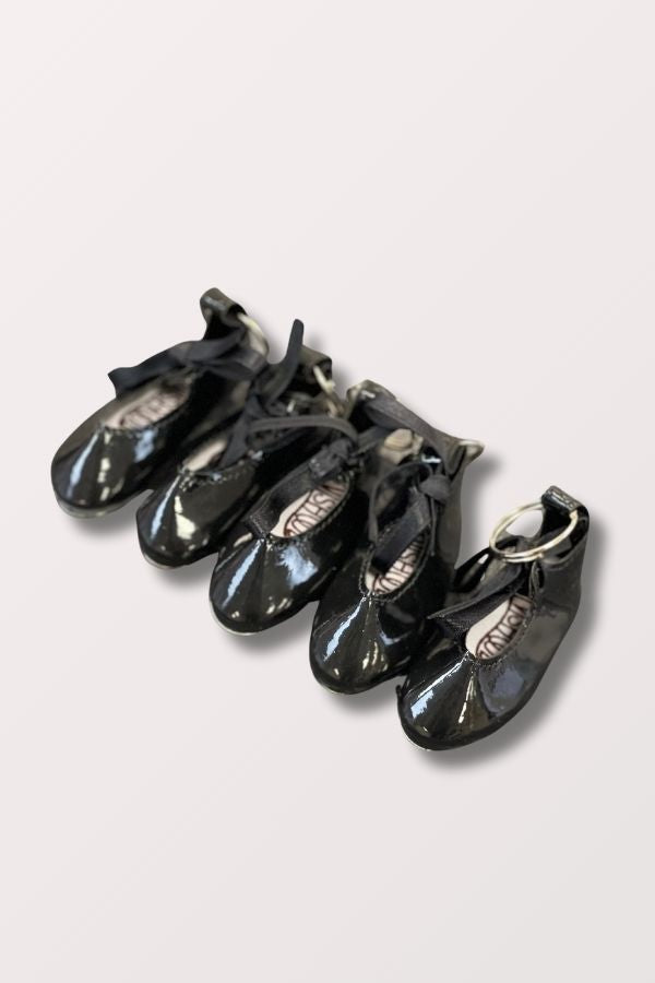 Minishooz Black Mini Tap Shoe Keychain by Pillows For Pointes at New York Dancewear Company