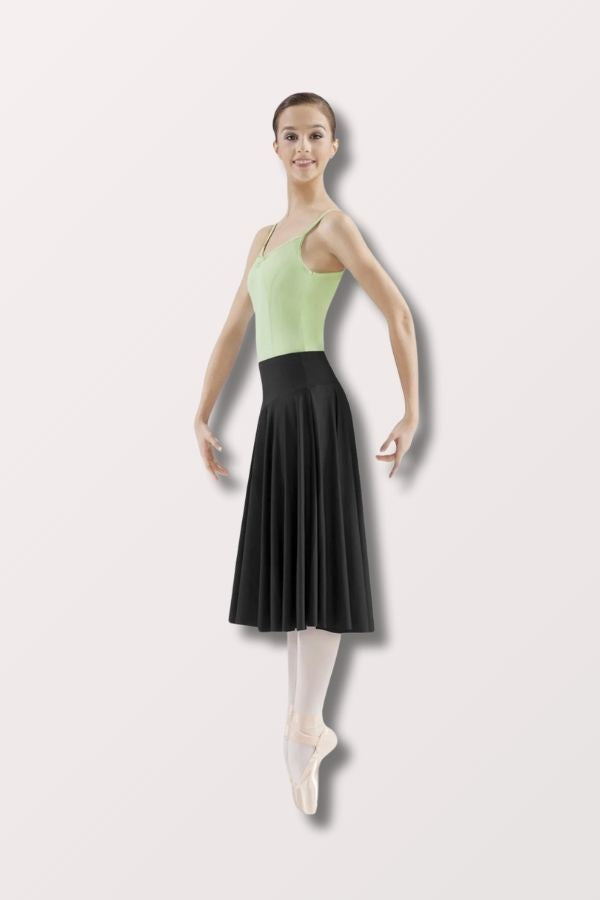 Mirella Ladies Circle Skirt in Black Style MS23 at New York Dancewear Company