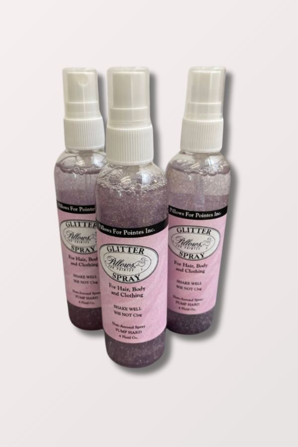 Pillows for Pointes Multicolor Glitter Spray at New York Dancewear Company