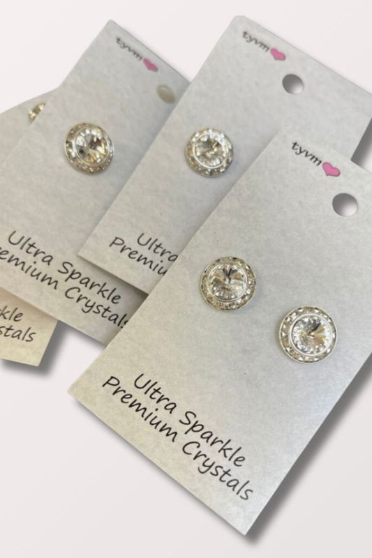 Thank You Very Much Ultra Sparkle 13mm Earrings at New York Dancewear Company
