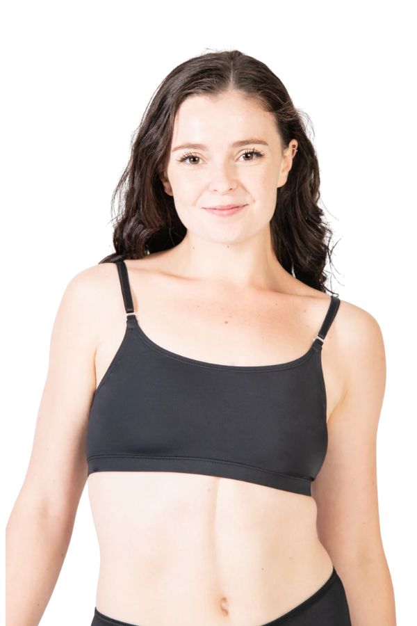 Body Wrappers Children's Pull On Bra in Black Style 0261 at New York Dancewear Company