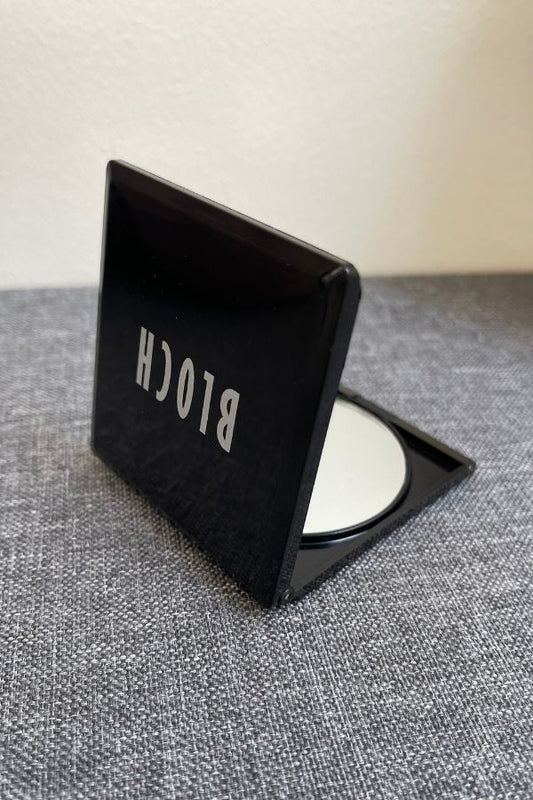 Bloch black compact mirror for dance bag at The Dance Shop Long Island
