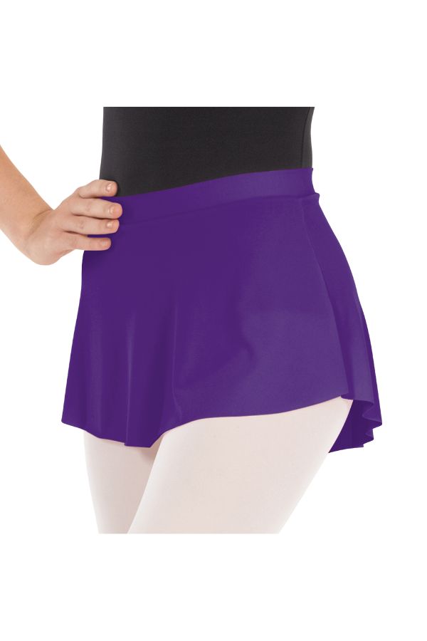 Girls High Low Pull On Mini Ballet Skirt by Eurotard