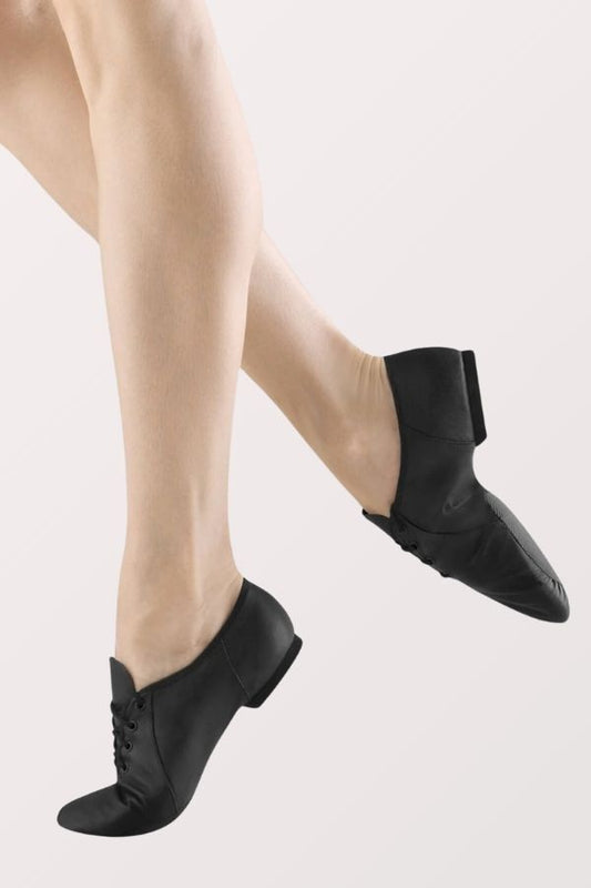 Bloch Adult Jazzsoft Lace Up Jazz Shoes in Black Style S0405L at New York Dancewear Company
