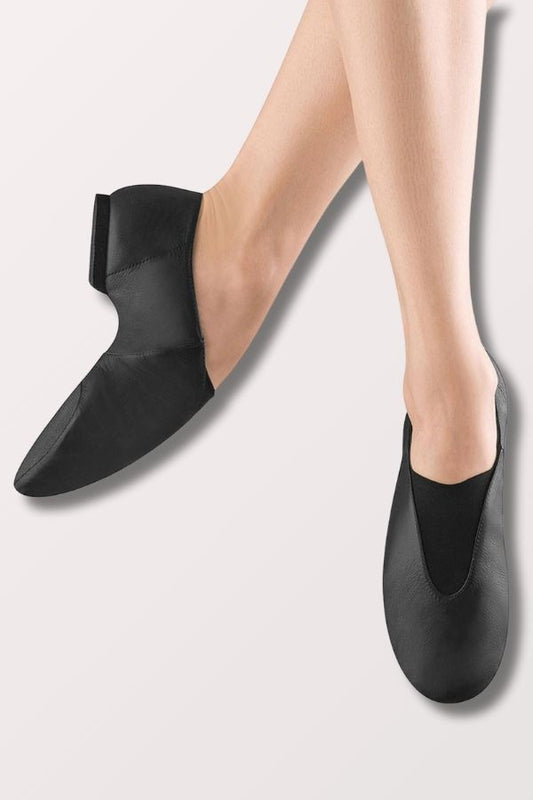 Bloch Adult Superjazz Slip On Jazz Shoes in Black Style S0401L at New York Dancewear Company
