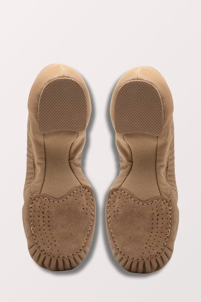 Bloch Children's Leather Pulse Jazz Shoes in Tan Style S0470G at New York Dancewear Company