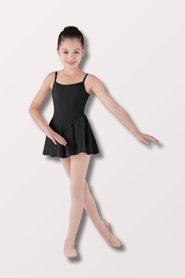 Bloch Girls Skirted Camisole Leotard in Black Style CL3977 at New York Dancewear Company